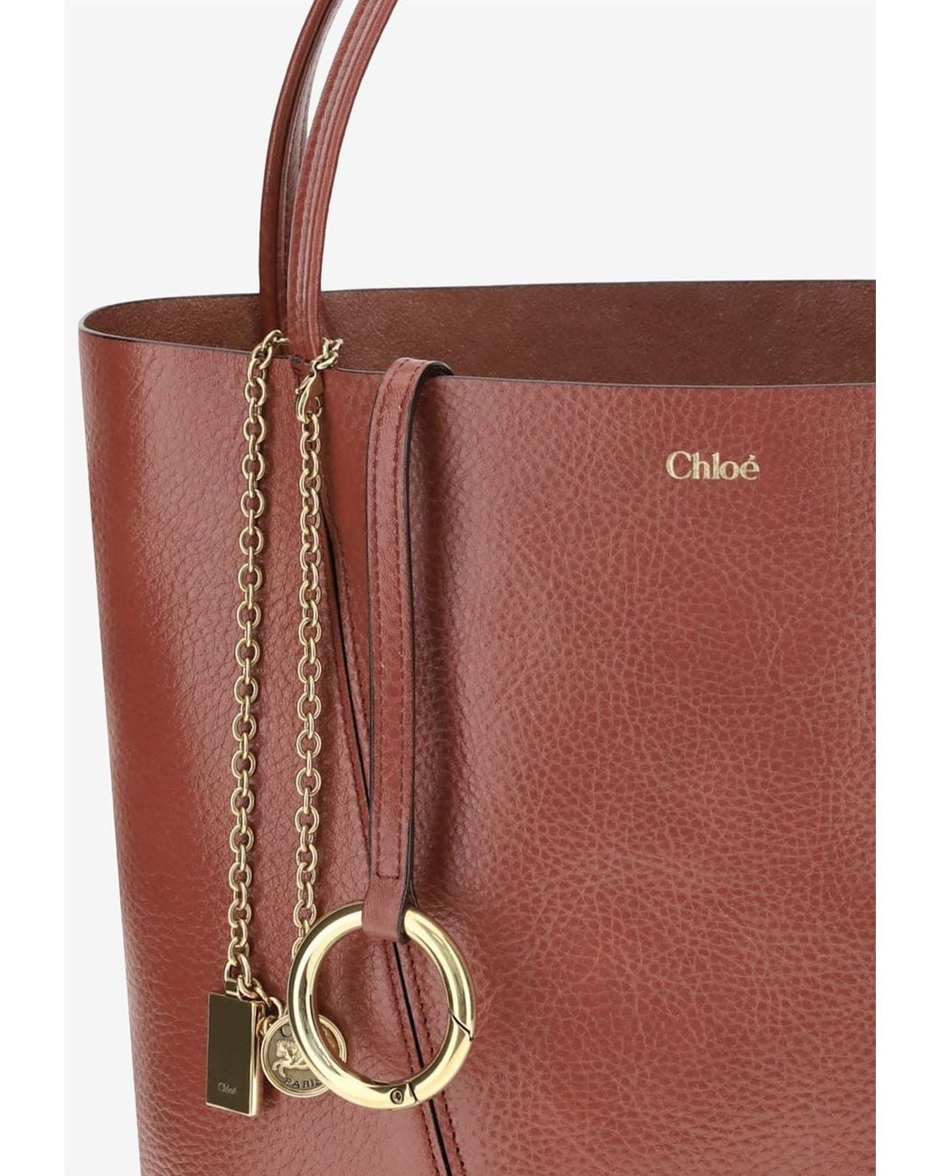 Chloé Red Spin Shoulder Bag