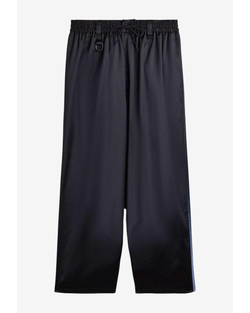 Y-3 Blue Iconic Side Stripes Pants for men