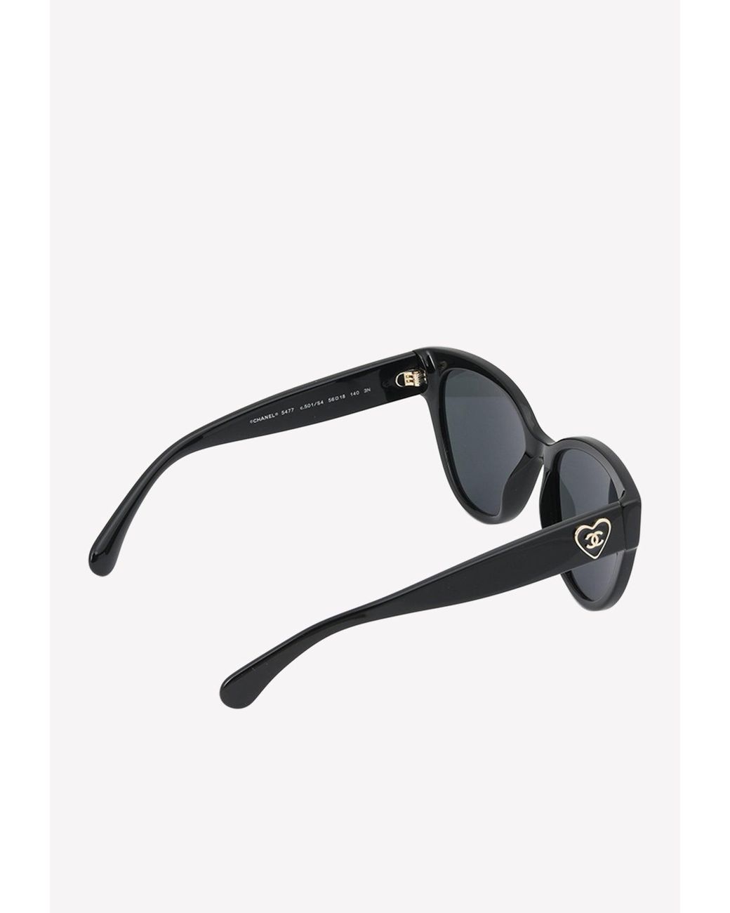 Chanel Butterfly Sunglasses CH5477 56 Grey & Black Sunglasses
