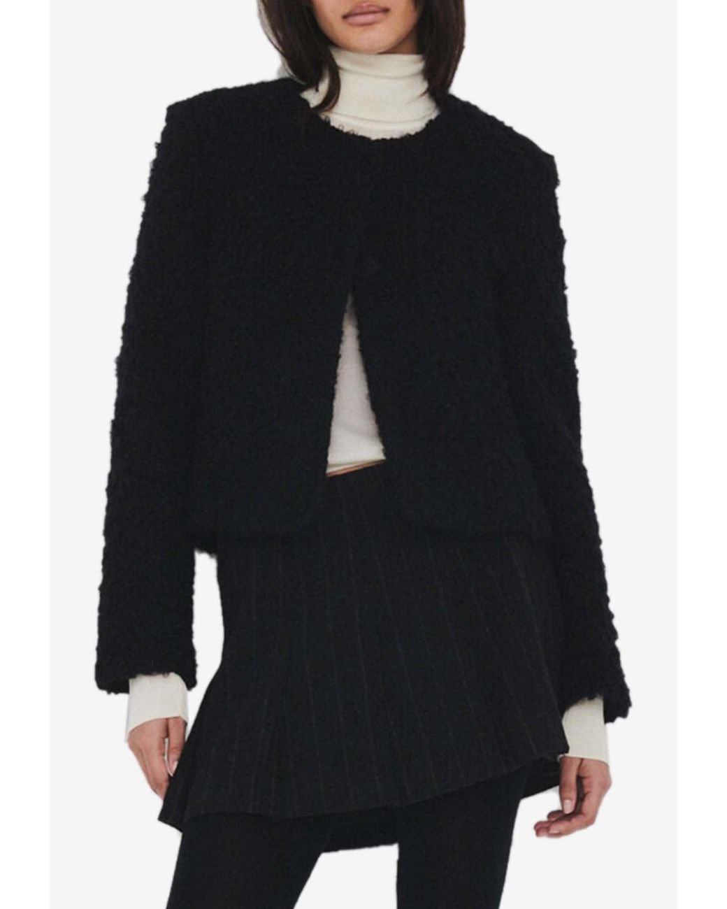 ジャケット the garment Recycled wool blend black Vienna jacket The Garment Recycled Wool Blend Black Vienna Jacket | ModeSens