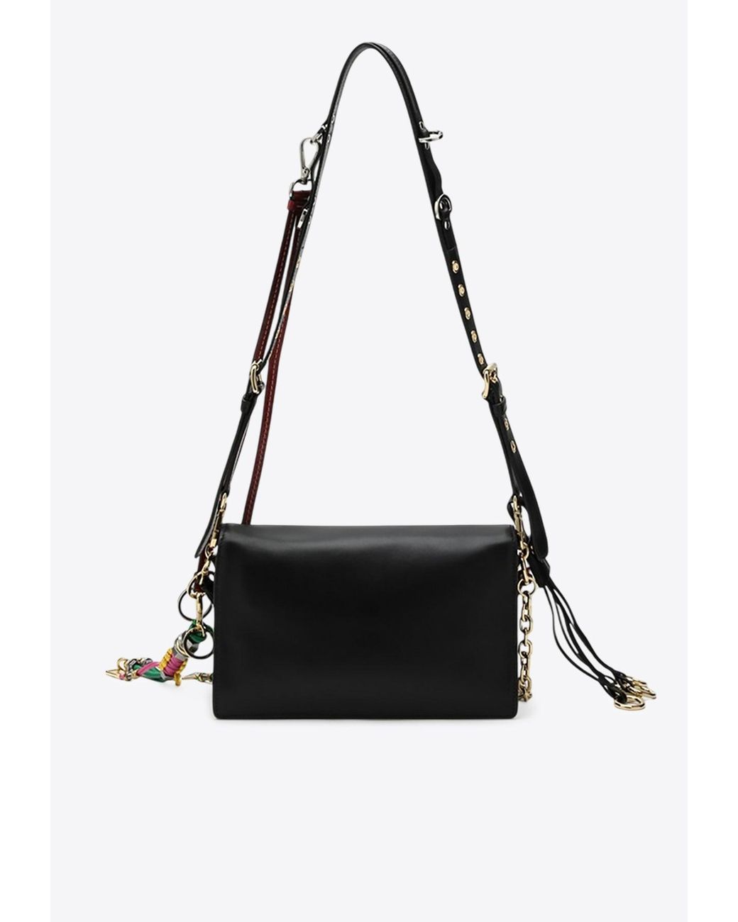 ショルダーバッグ・ポシェット Prada Soft Sound small leather shoulder bag with charms White Prada Soft Sound small leather shoulder bag with