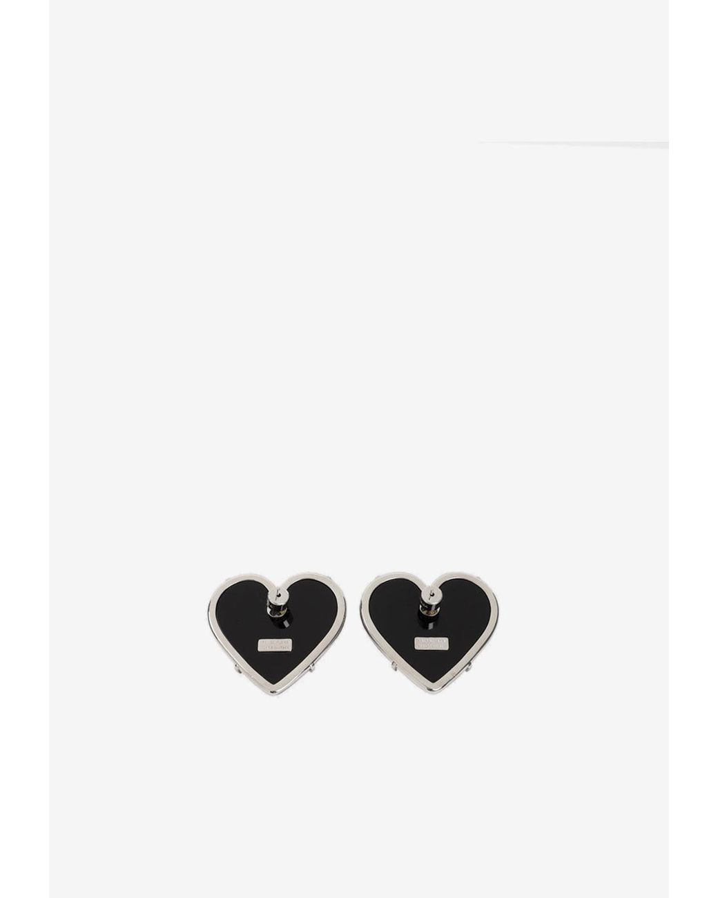 Balenciaga Crush 2.0 Heart shaped Earrings in White Lyst Australia