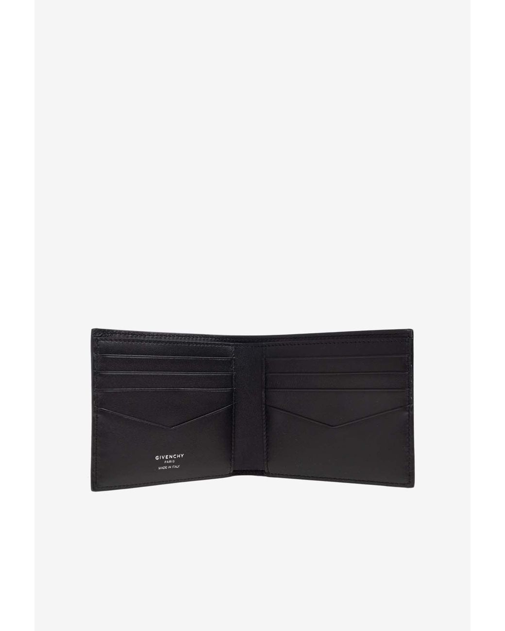 Givenchy White Compact Bi-Fold Wallet for men
