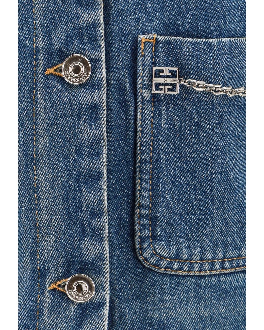 Givenchy Blue Denim Jackets