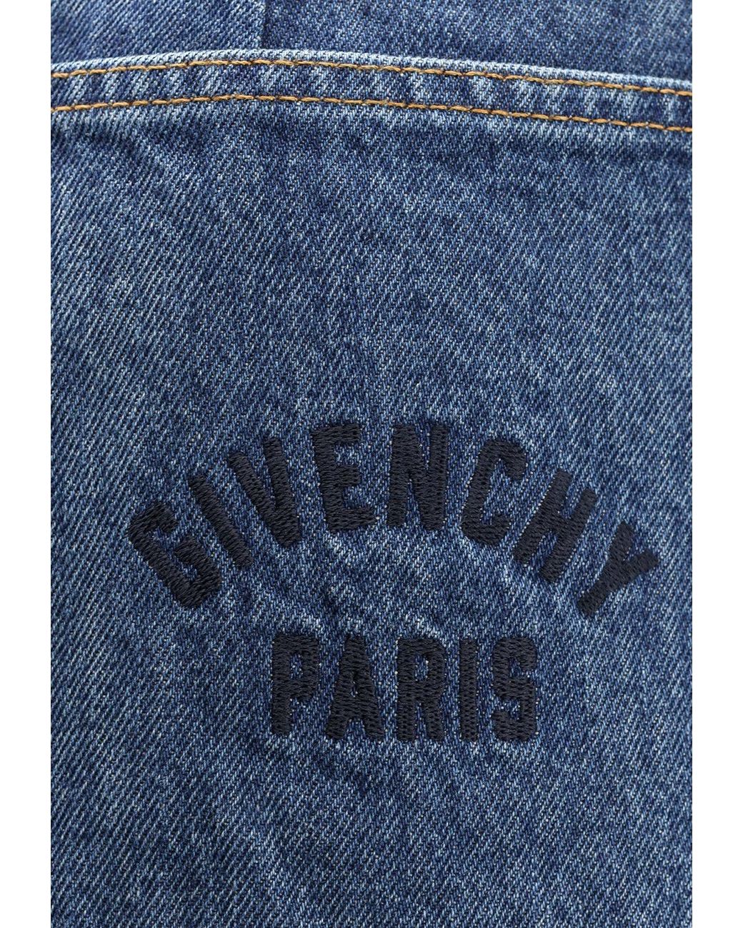 Givenchy Blue Denim Mini Skirt