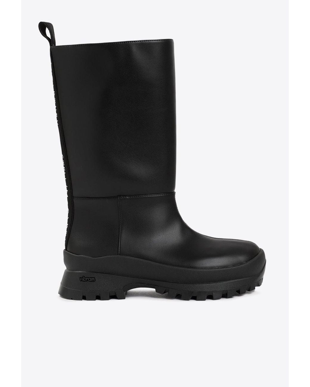 Stella McCartney Black Trace Mid-Calf Boots