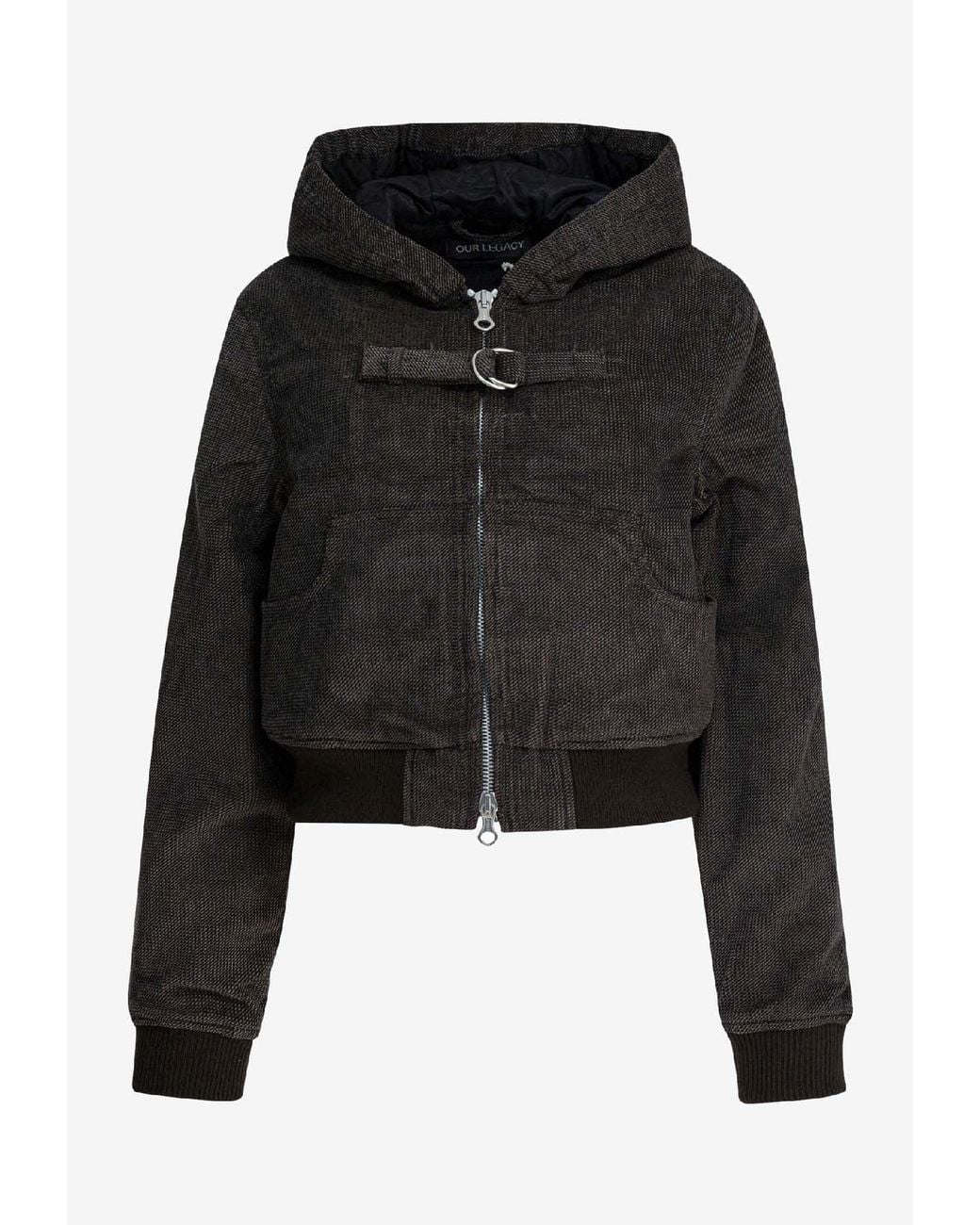 Our Legacy Black Coast Short Down Jacket