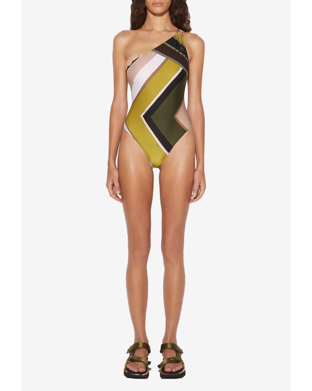 Emilio Pucci Star One Piece Bathing Suit Sz 40 | eBay