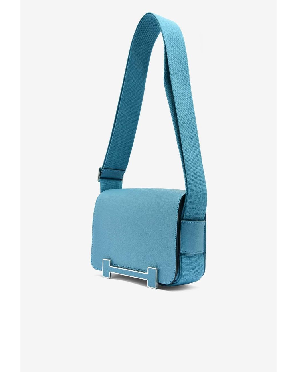 Hermès Geta Shoulder Bag in Blue | Lyst
