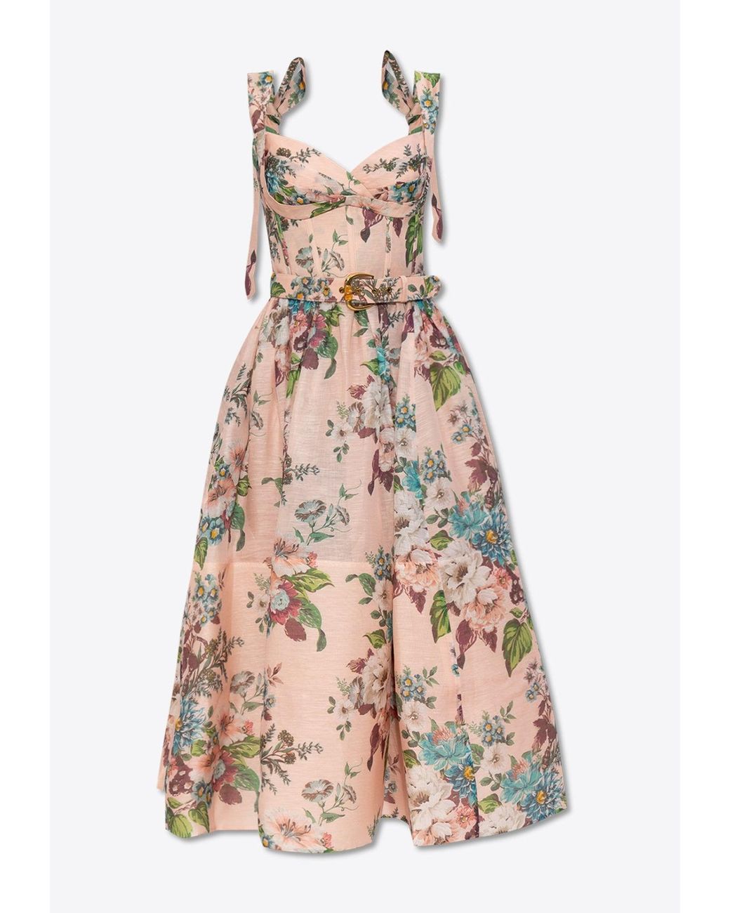 zimmermann matchmaker floral midi dress Zimmermann Matchmaker Floral Midi Dress