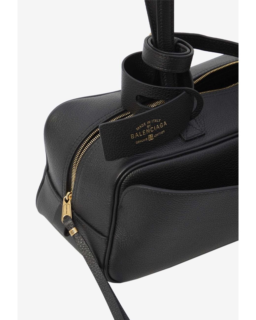 Balenciaga Black Small Carrie Bowling Bag