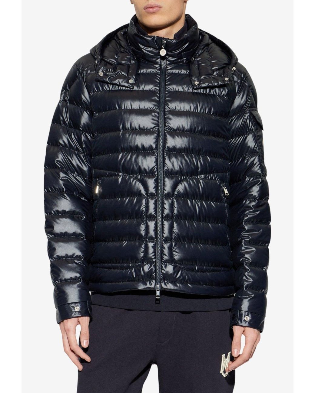 Moncler Blue Lauros Down Jacket for men