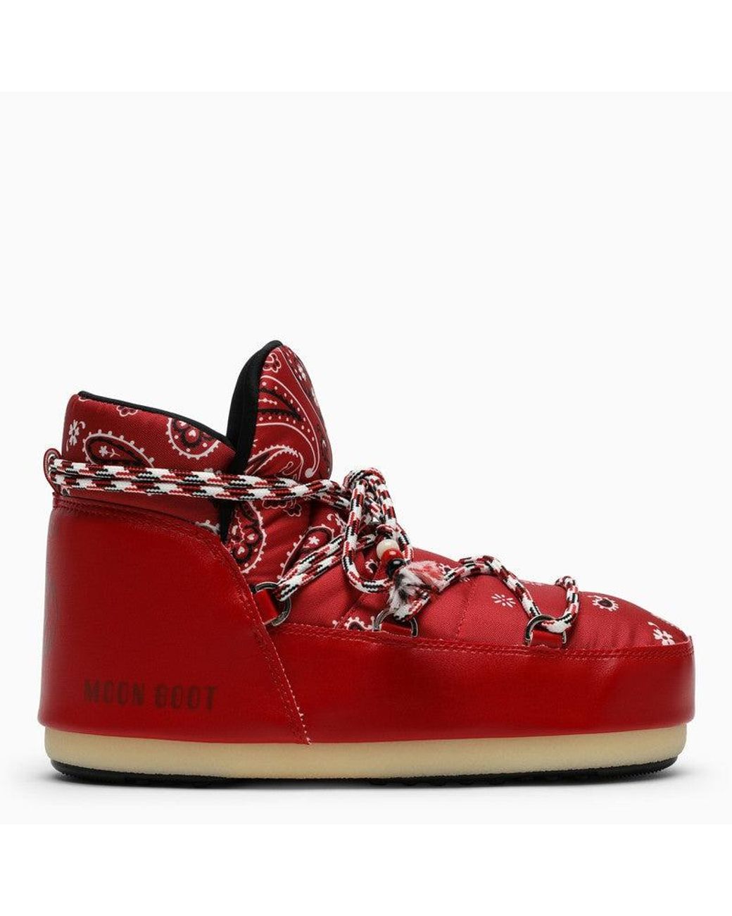 Alanui Padded Boot in Red | Lyst