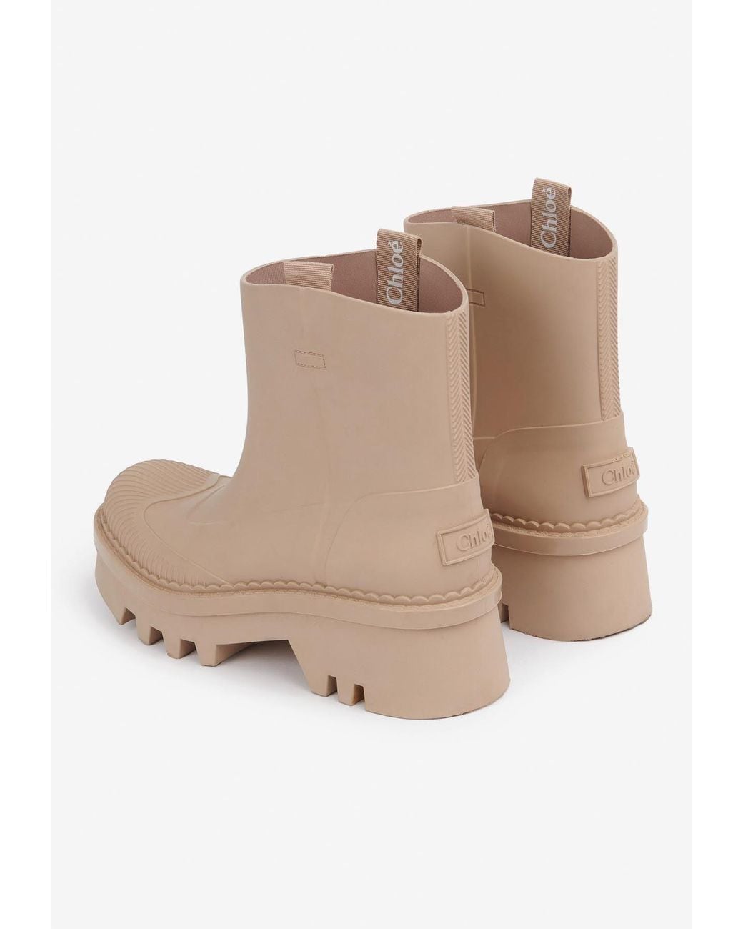 Chloé Natural Raina Rain Boots