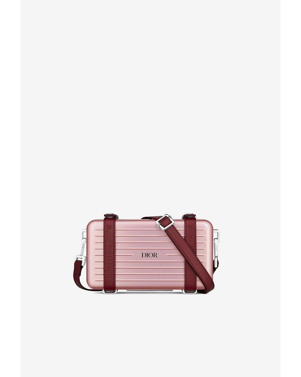 Clutch bag Dior x Rimowa Pink in Metal - 10033612