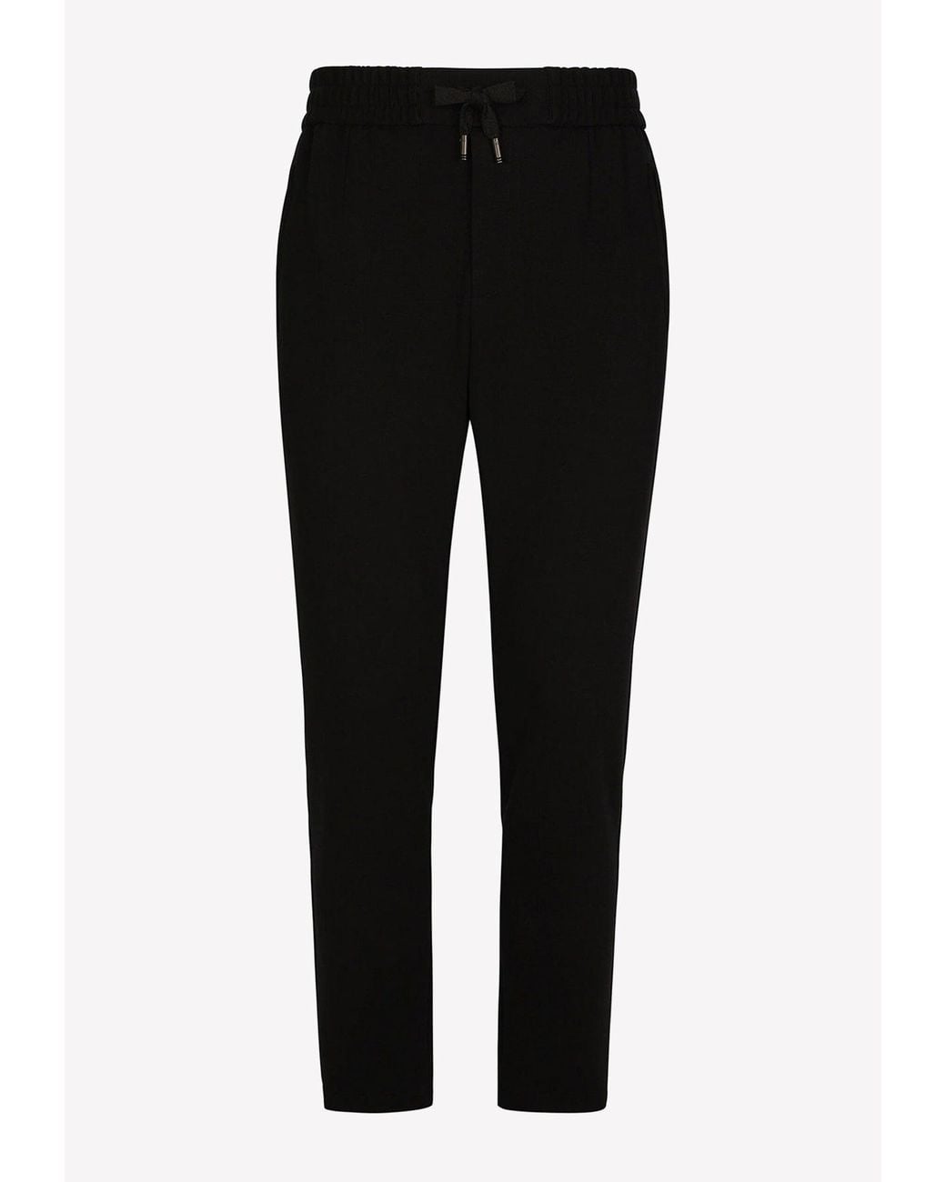Dolce & Gabbana Black Dg Patch Track Pants for men
