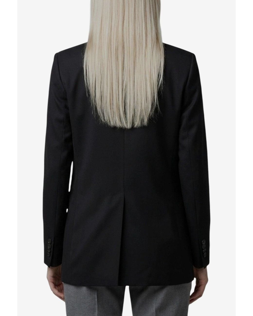 Tagliatore Black Jasmine Double-Breasted Buttoned Jacket