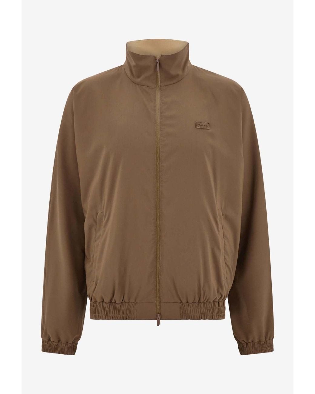 Ferragamo Blue Reversible Zip-Up Jacket for men