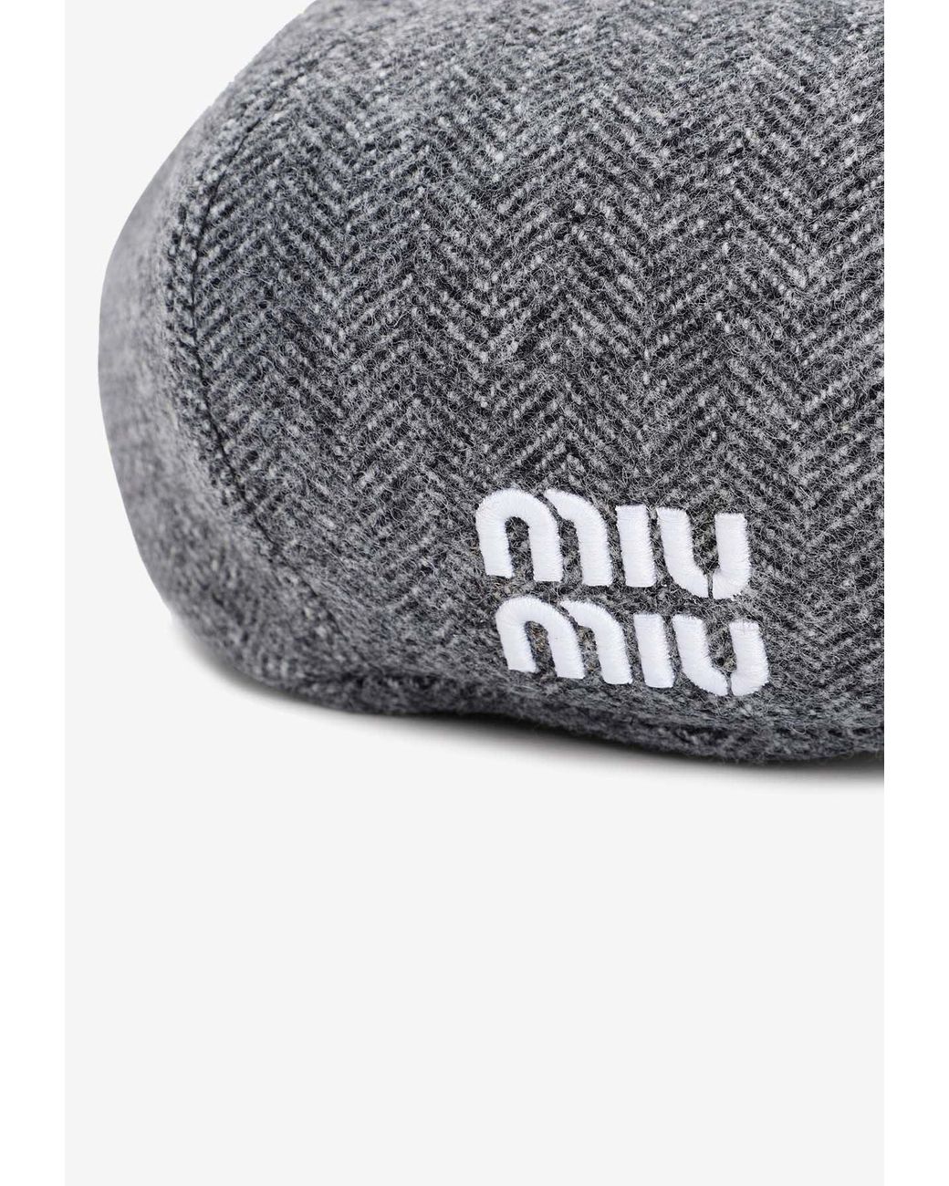 MIU MIU ウールxカシミア ハット　グレー MIU MIU ウールxカシミア ハット グレー 楽天市場】MIUMIU ミュウ