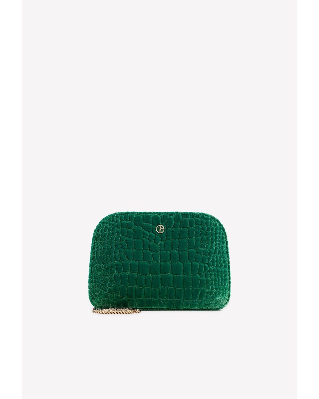 Giorgio Armani Small Clutch Bag in Green | Lyst Canada