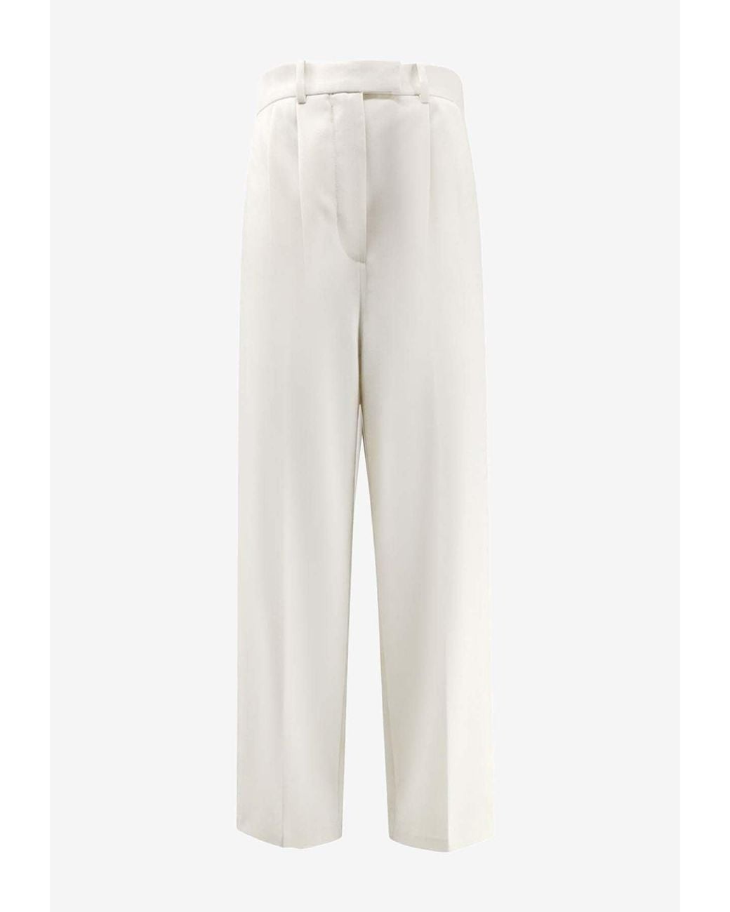 Givenchy White Tailored Wool Pants