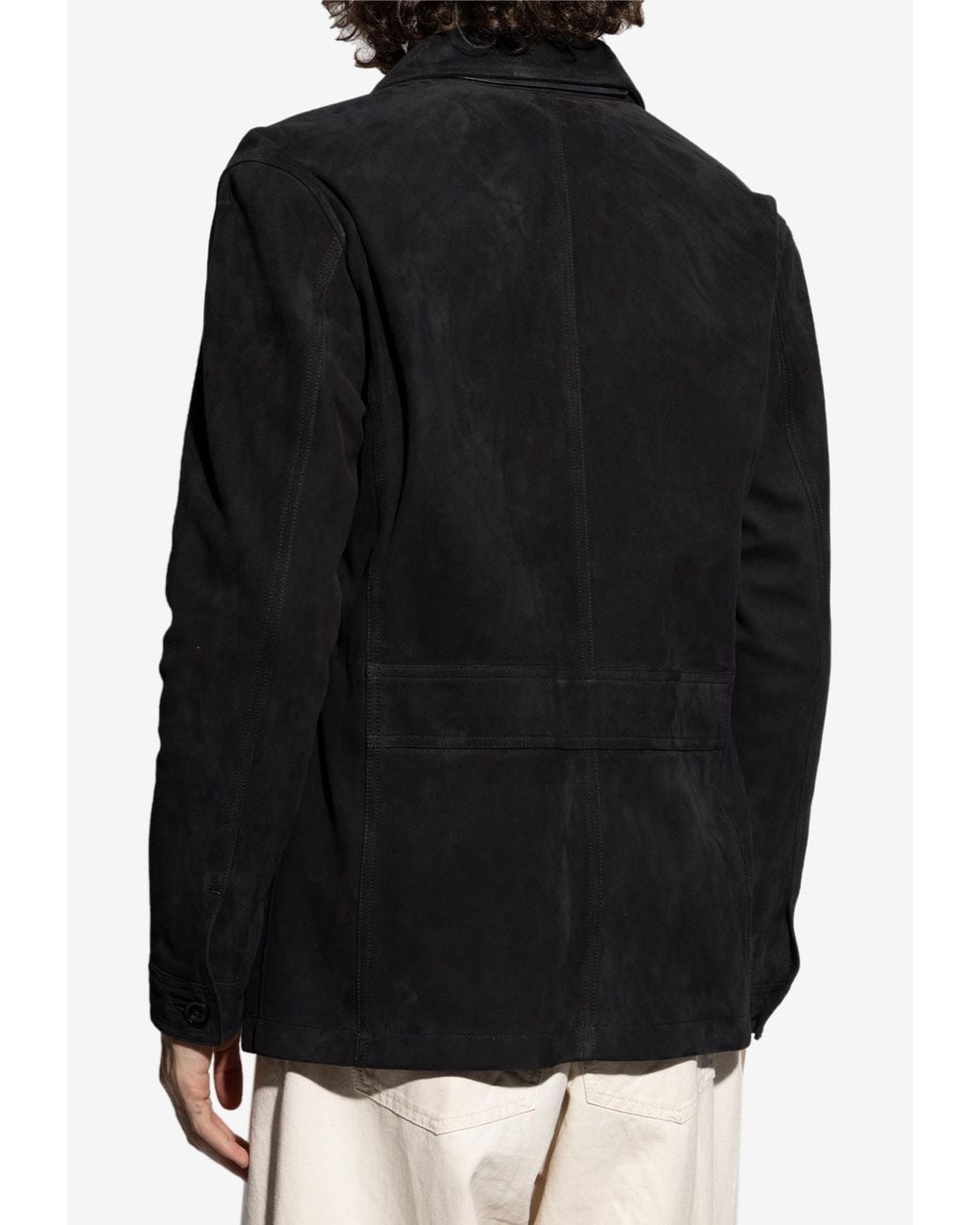 Tom Ford Black Suede Jacket for men