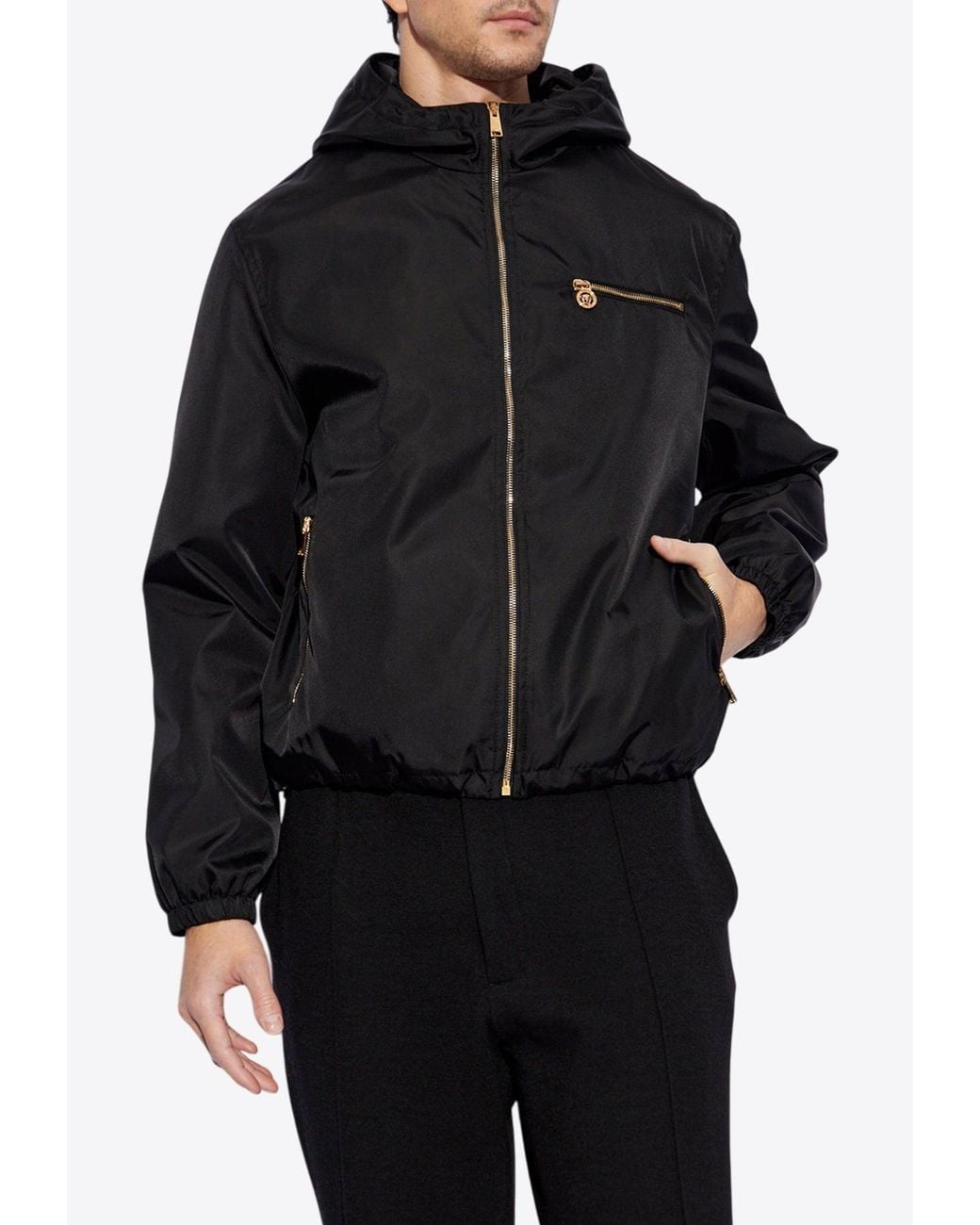 Versace Black Stylish Jacket for men