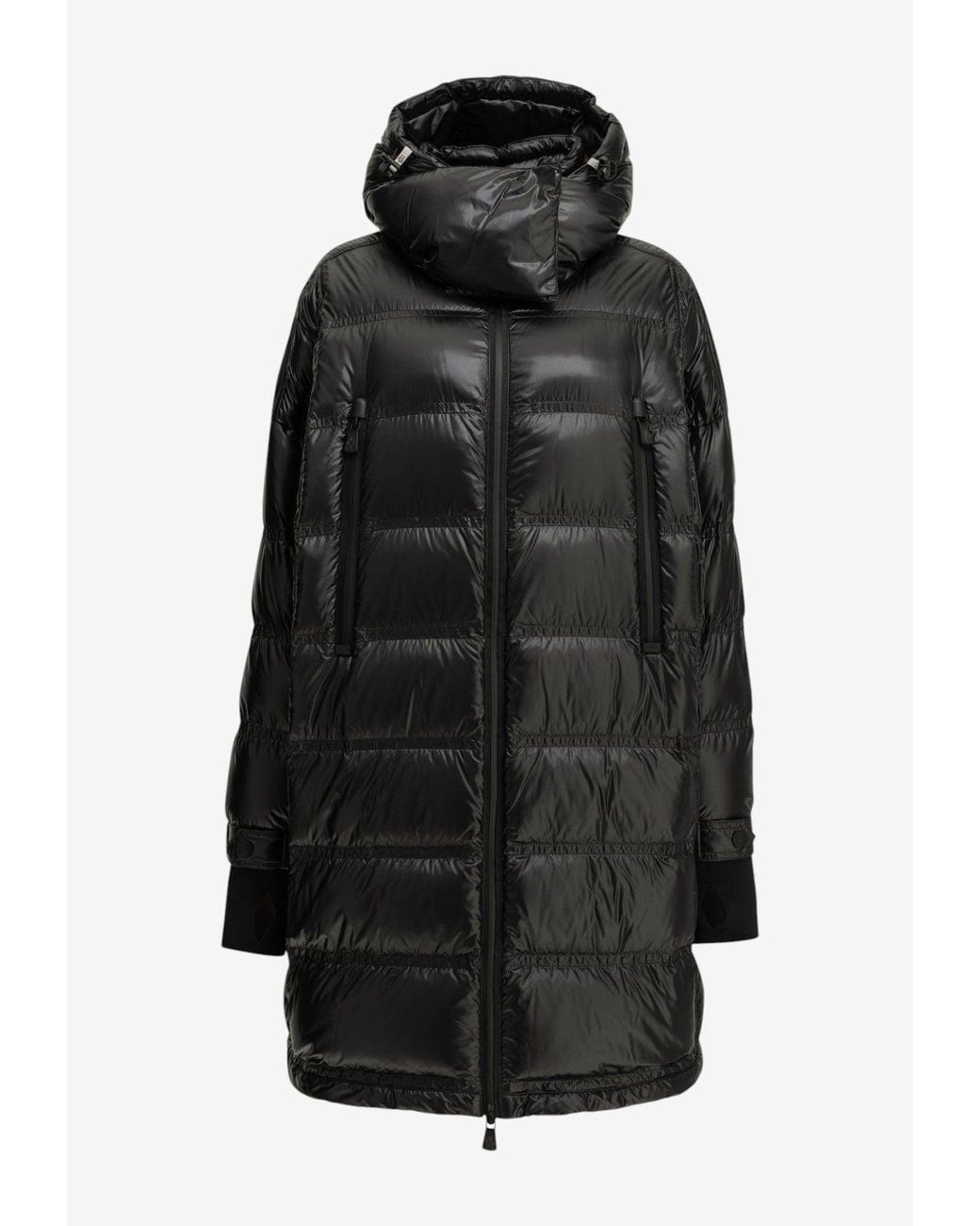 Moncler Black Rochelairs Long Down Jacket