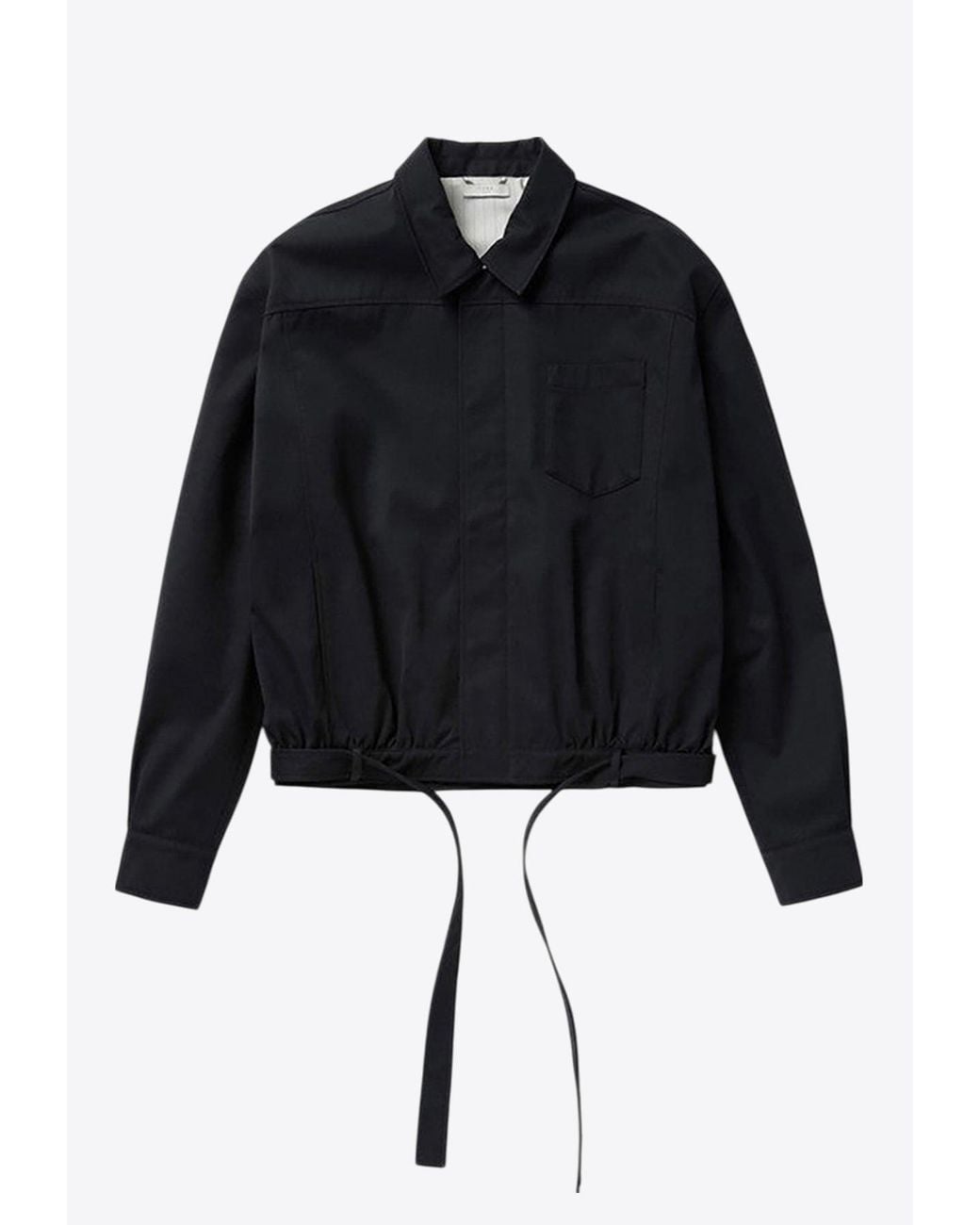 1989 STUDIO Black Short Zip-Up Jacket