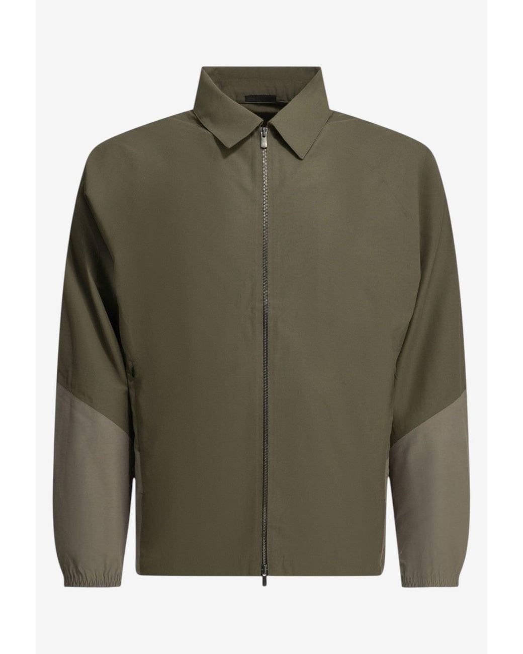 Goldwin Green Hyperdense Taffeta Lightweight Jacket for men