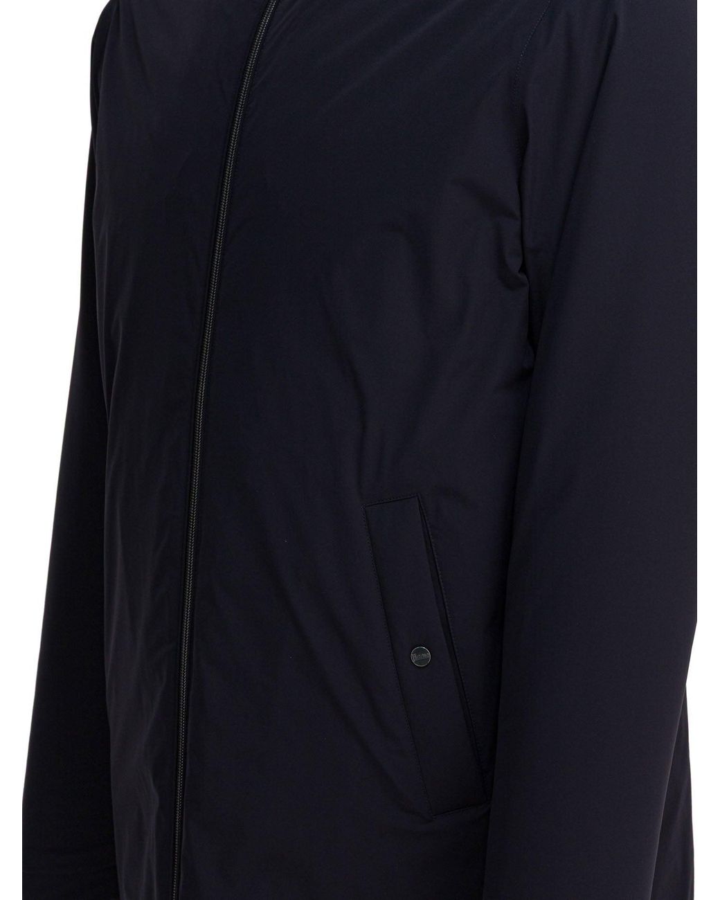 Herno Blue Knitted Blazer Jacket