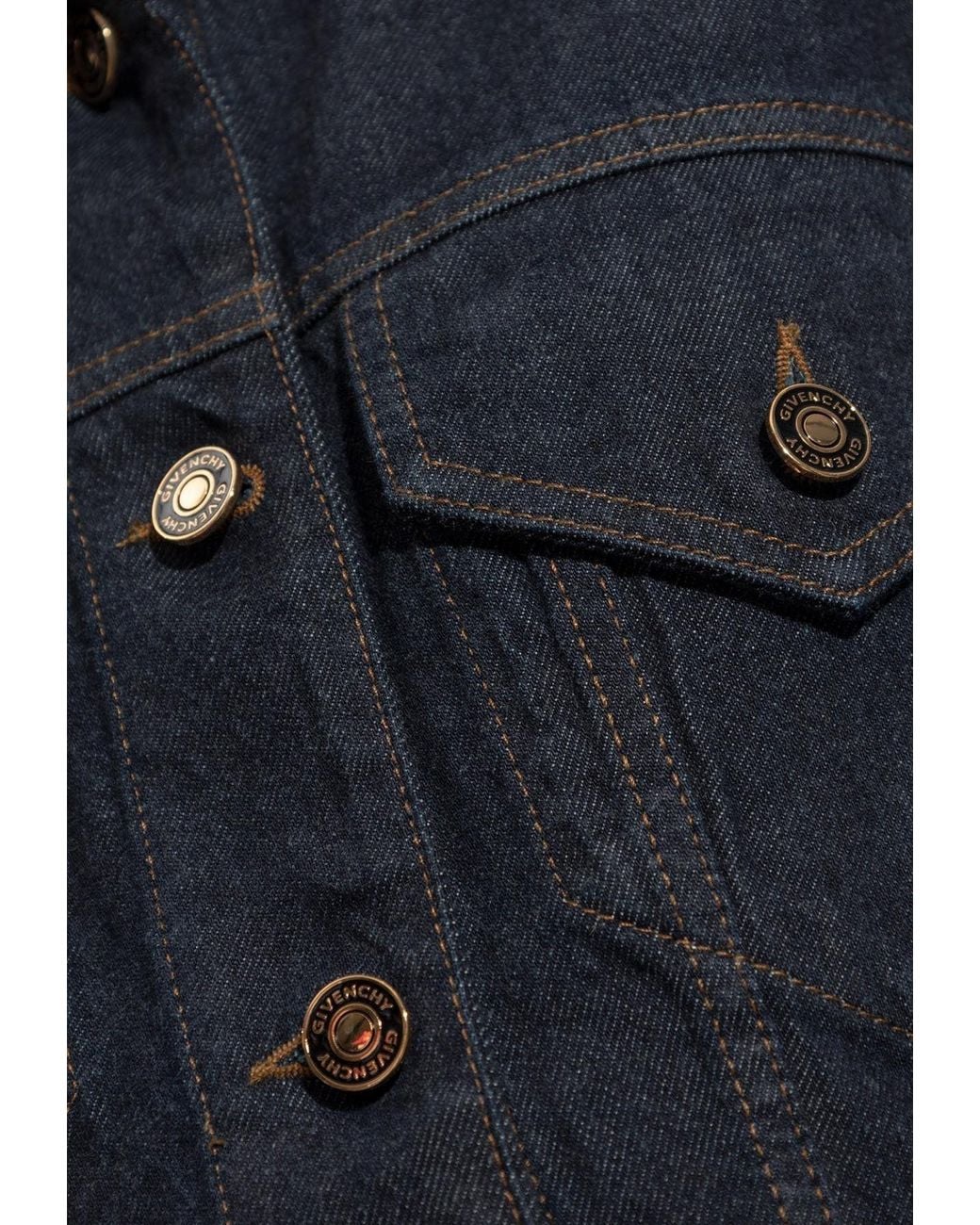 Givenchy Blue Tailored Denim Jacket