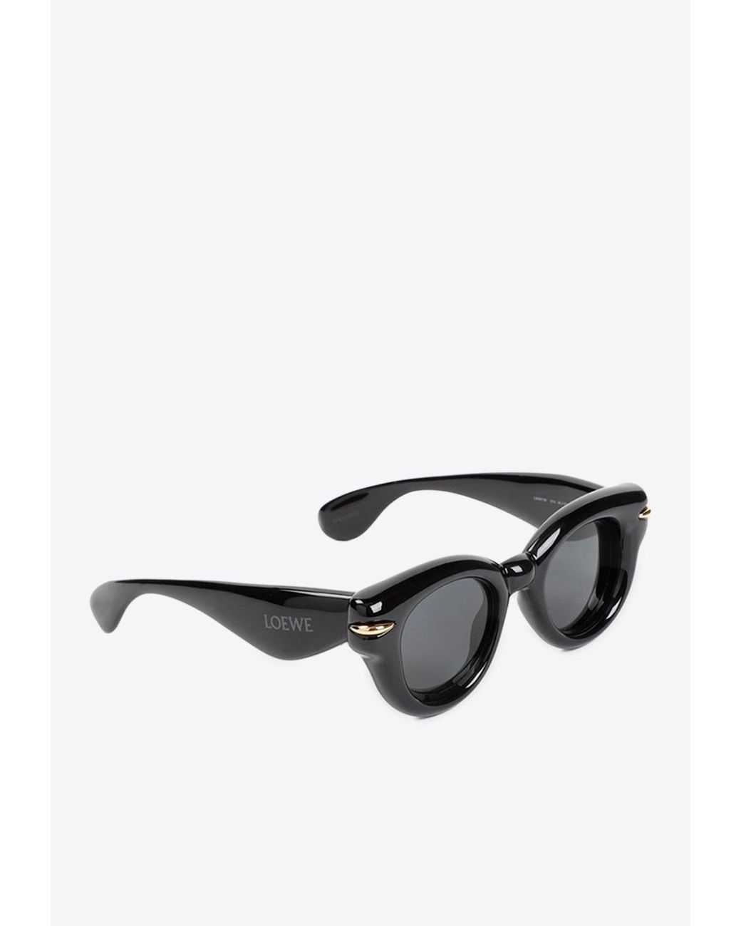 Loewe Inflated Round Sunglasses In Black Lyst 3179