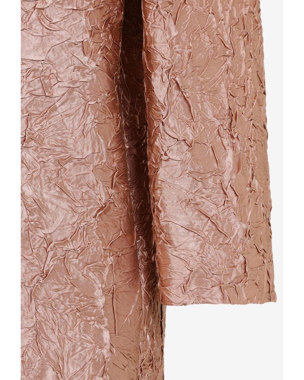 Dries Van Noten Pink Ricca Single-Breasted Coat