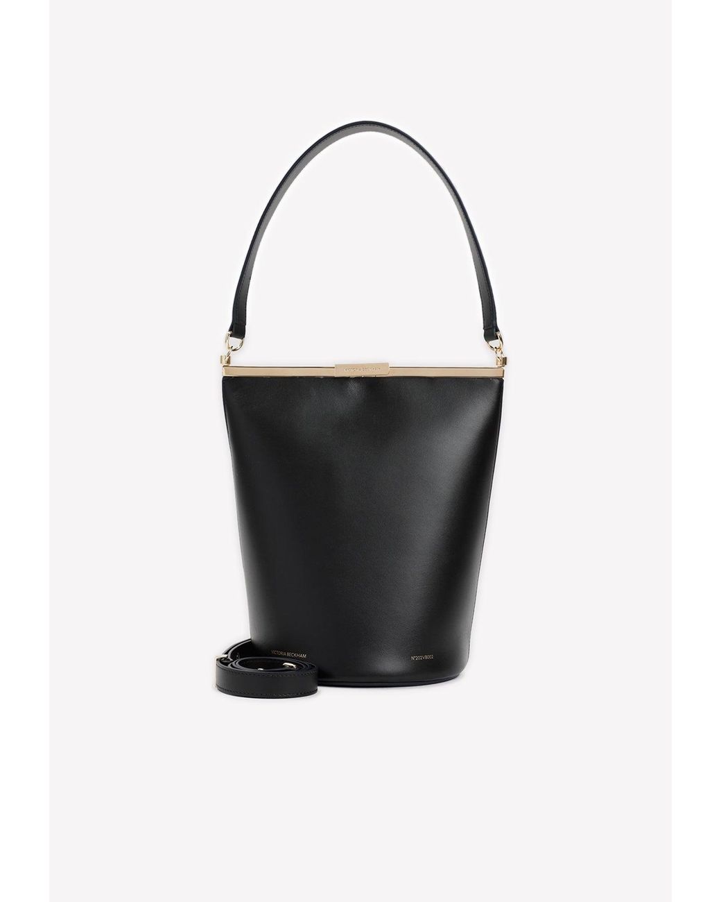 Womens Bucket bags and bucket purses Victoria Beckham Bucket bags and bucket purses Victoria Beckham Mini Bucket Bag In Petrol Leather in White 