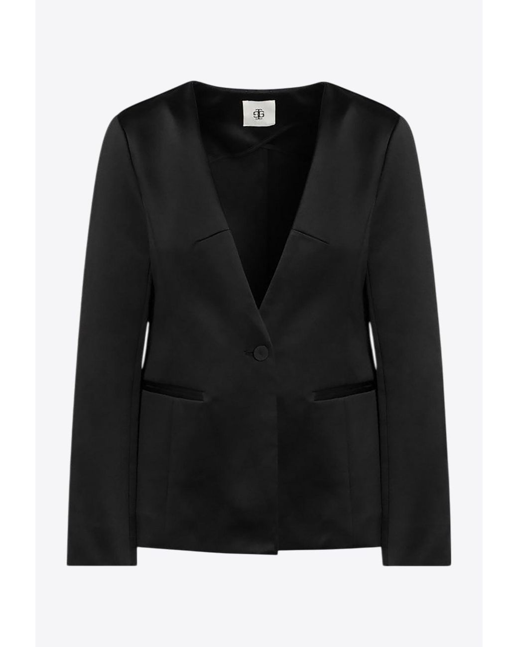 THE GARMENT Black Single Breasted Buttoned Jacket