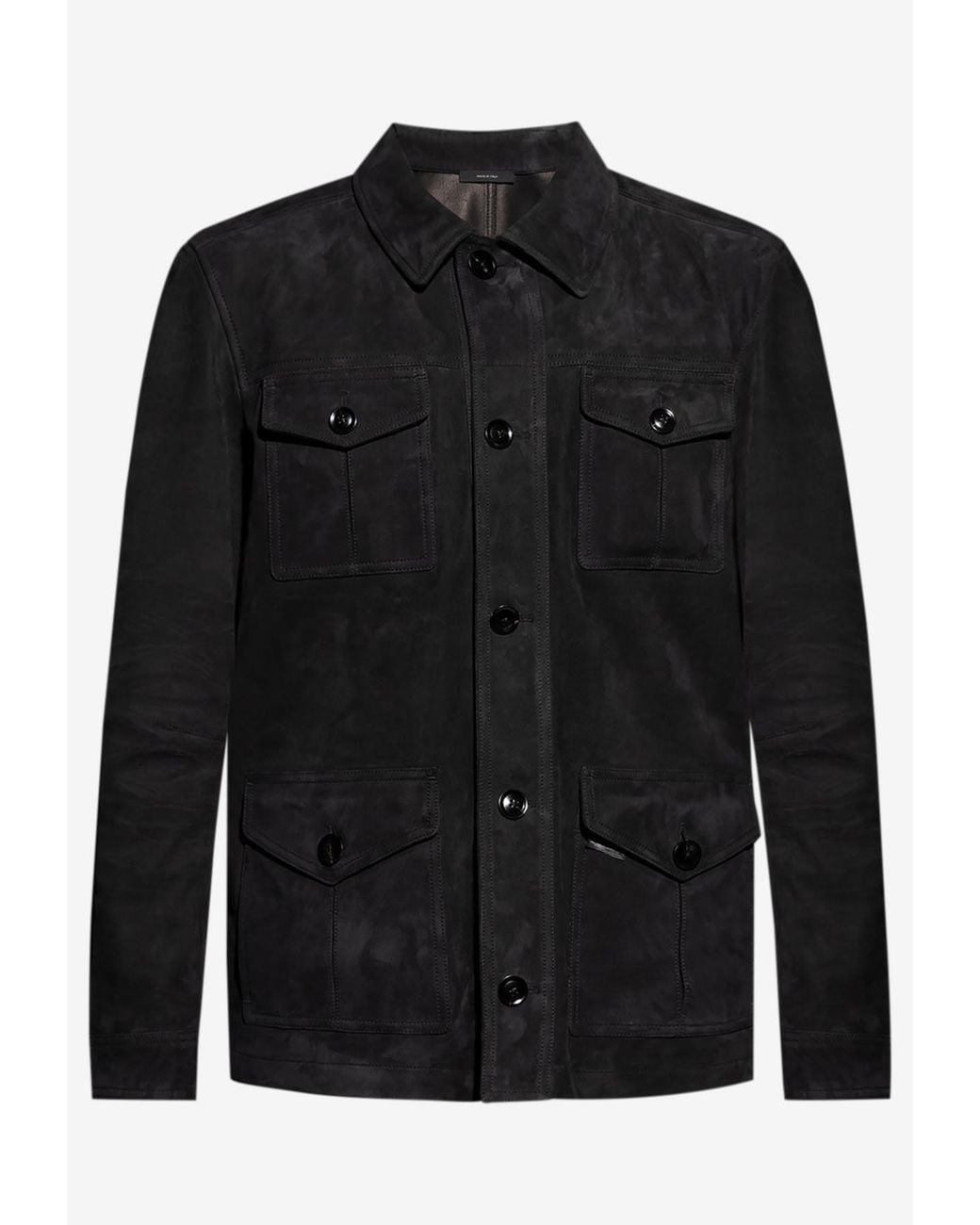 Tom Ford Black Suede Jacket for men