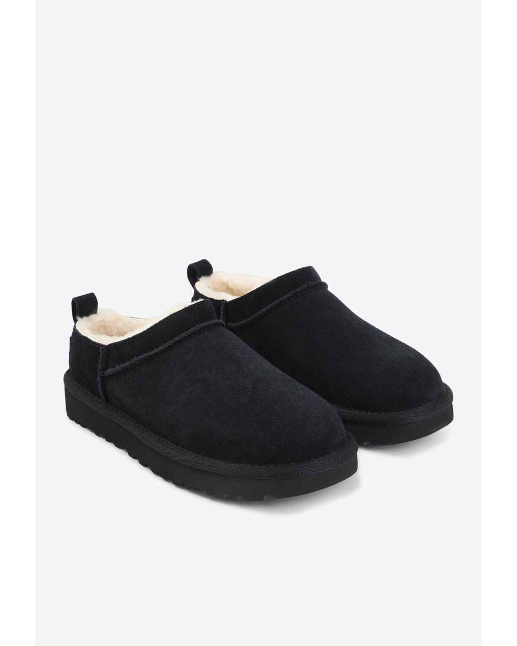 Ugg Black Classic Suede Micro Boots