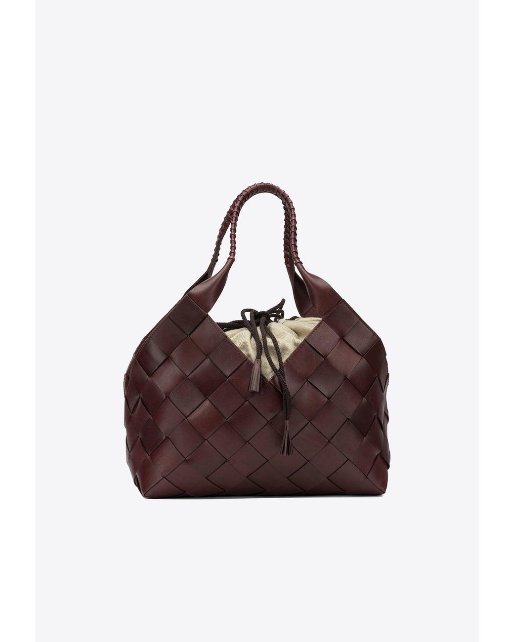 Dragon Diffusion Braided Tote Bag in Brown | Lyst