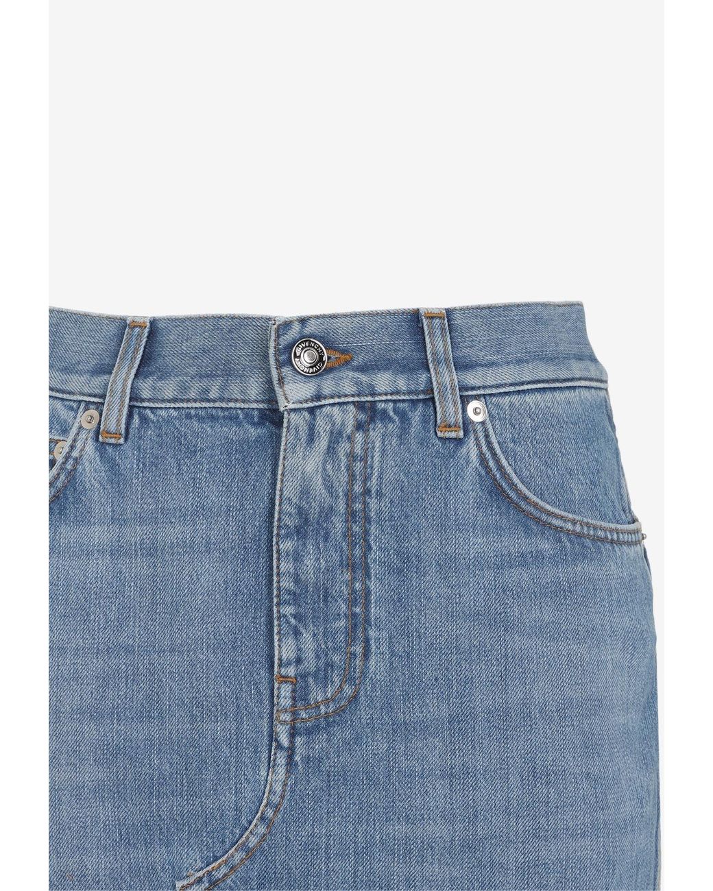 Givenchy Blue Skirt