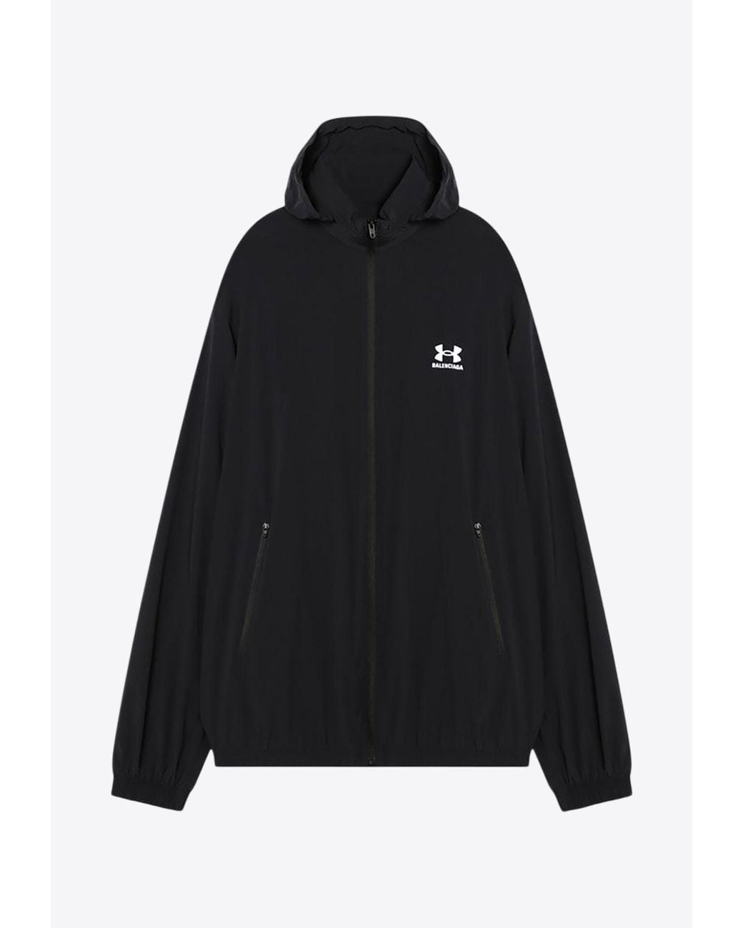 BALENCIAGA x Under Armour ウィンドブレーカー S Balenciaga X Under Armour Oversized Windbreaker Jacket in Black