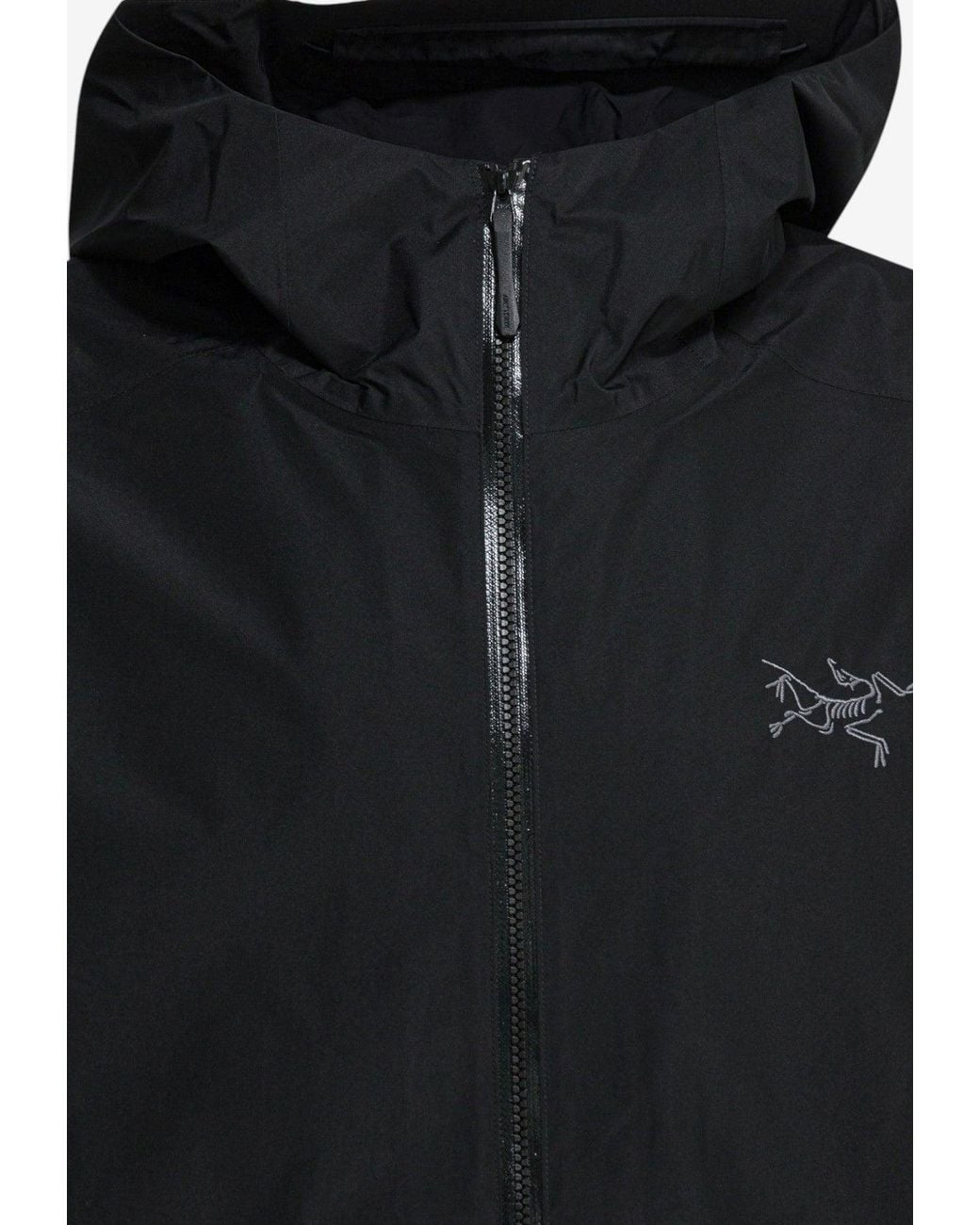 Arc'teryx Black Solano Technical Jacket for men