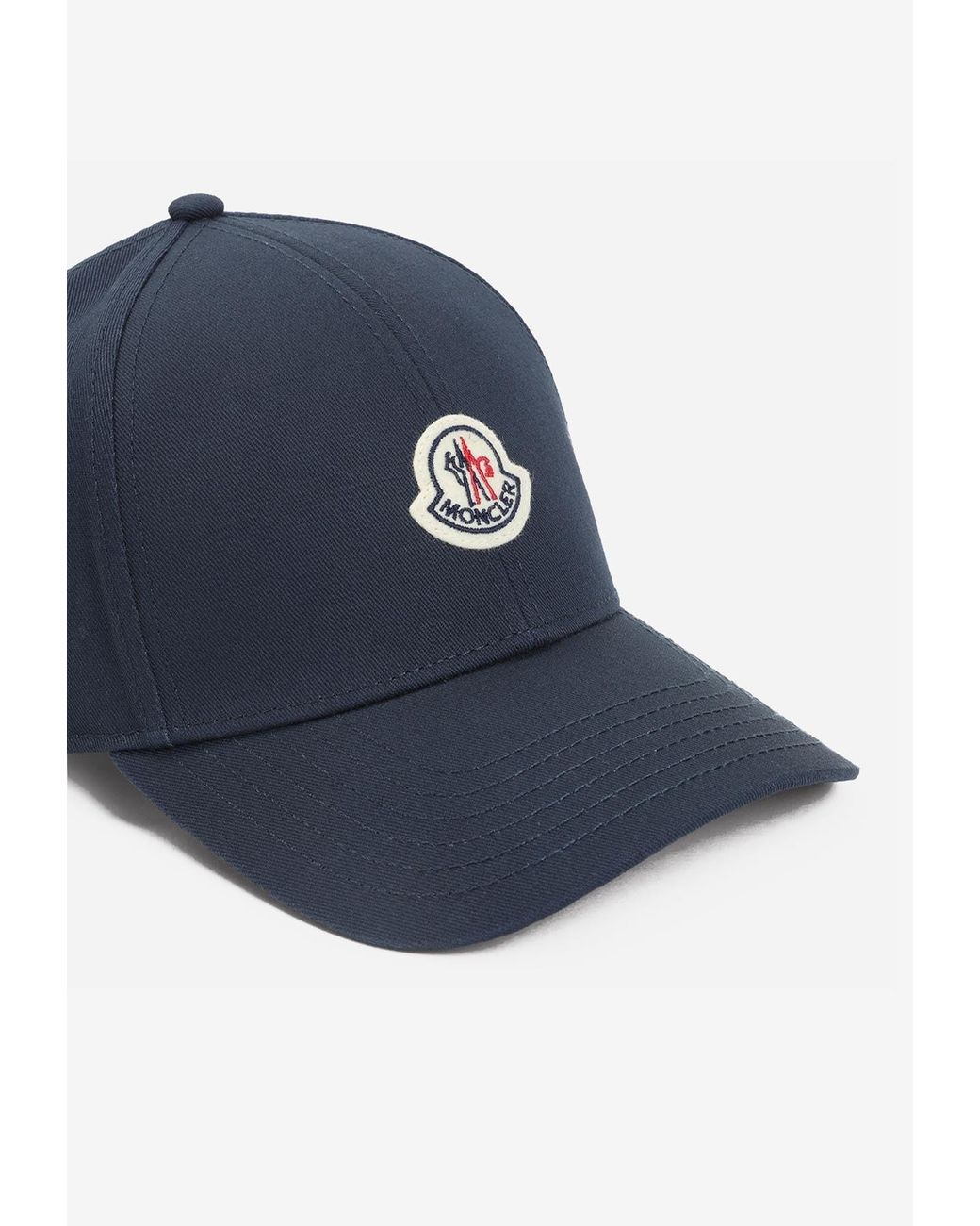 Moncler Blue Baseball Cap for men