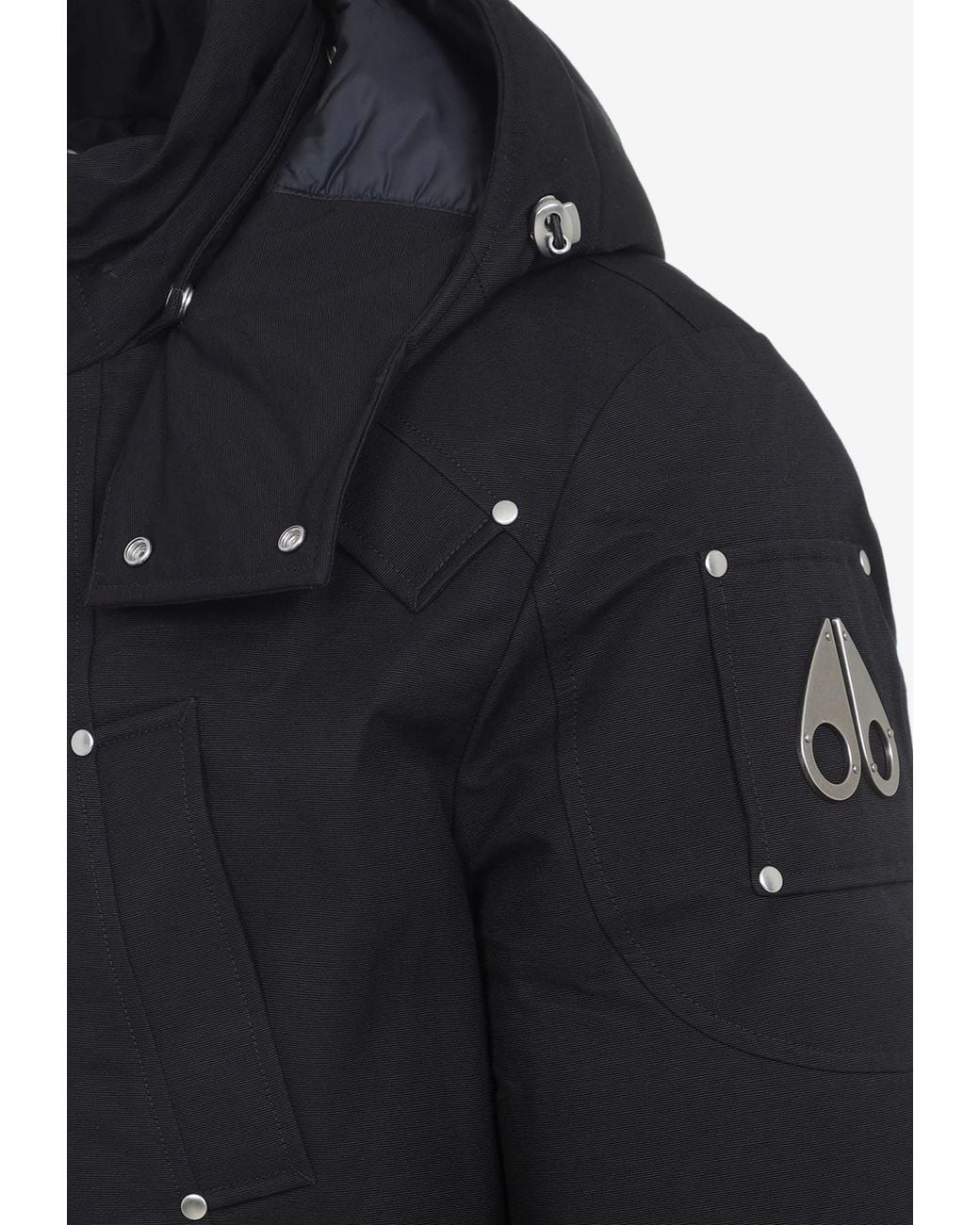 Moose Knuckles Black Original Ballistic Bomber Jacket for men