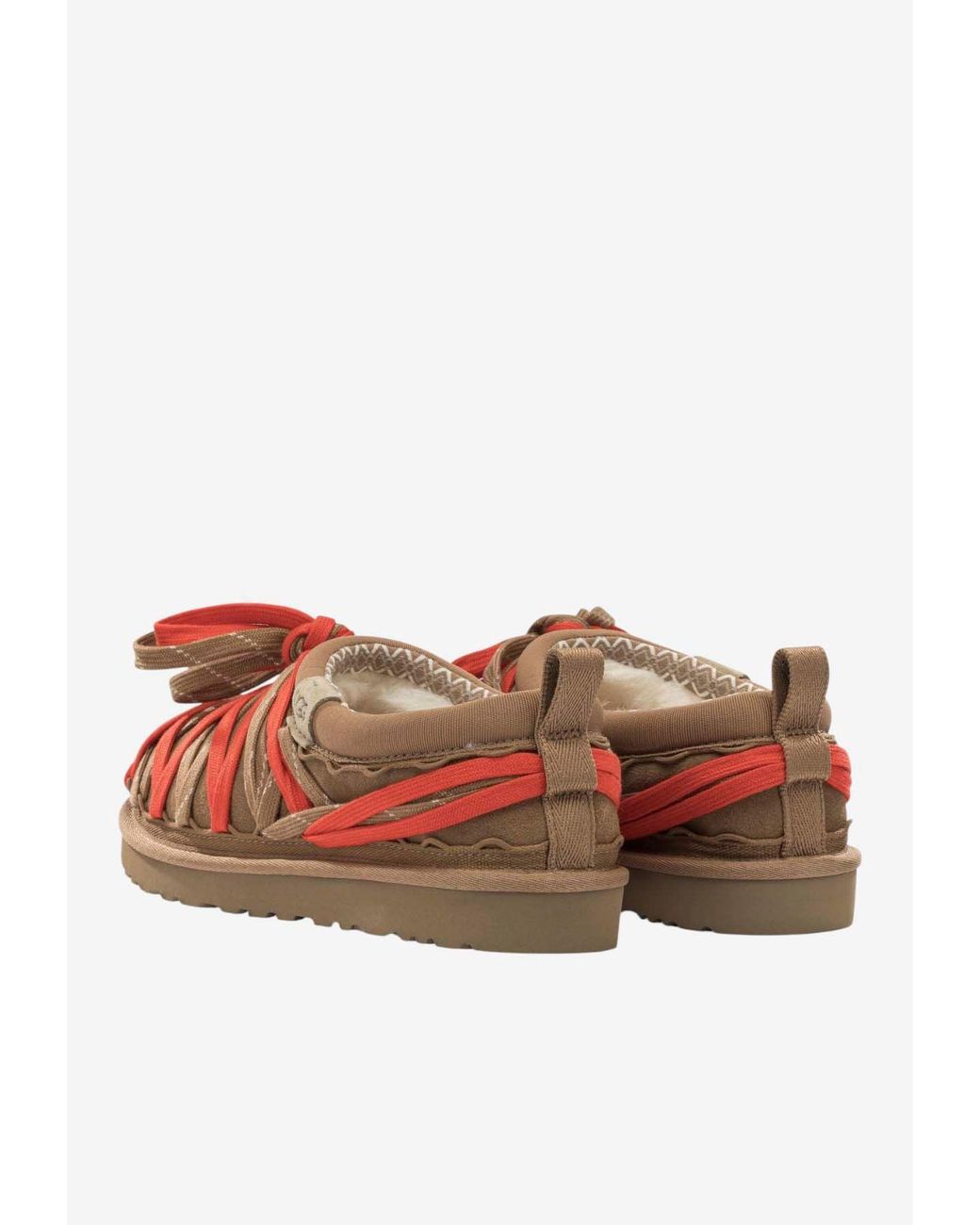 Ugg Brown Suede Slippers With Laces for men