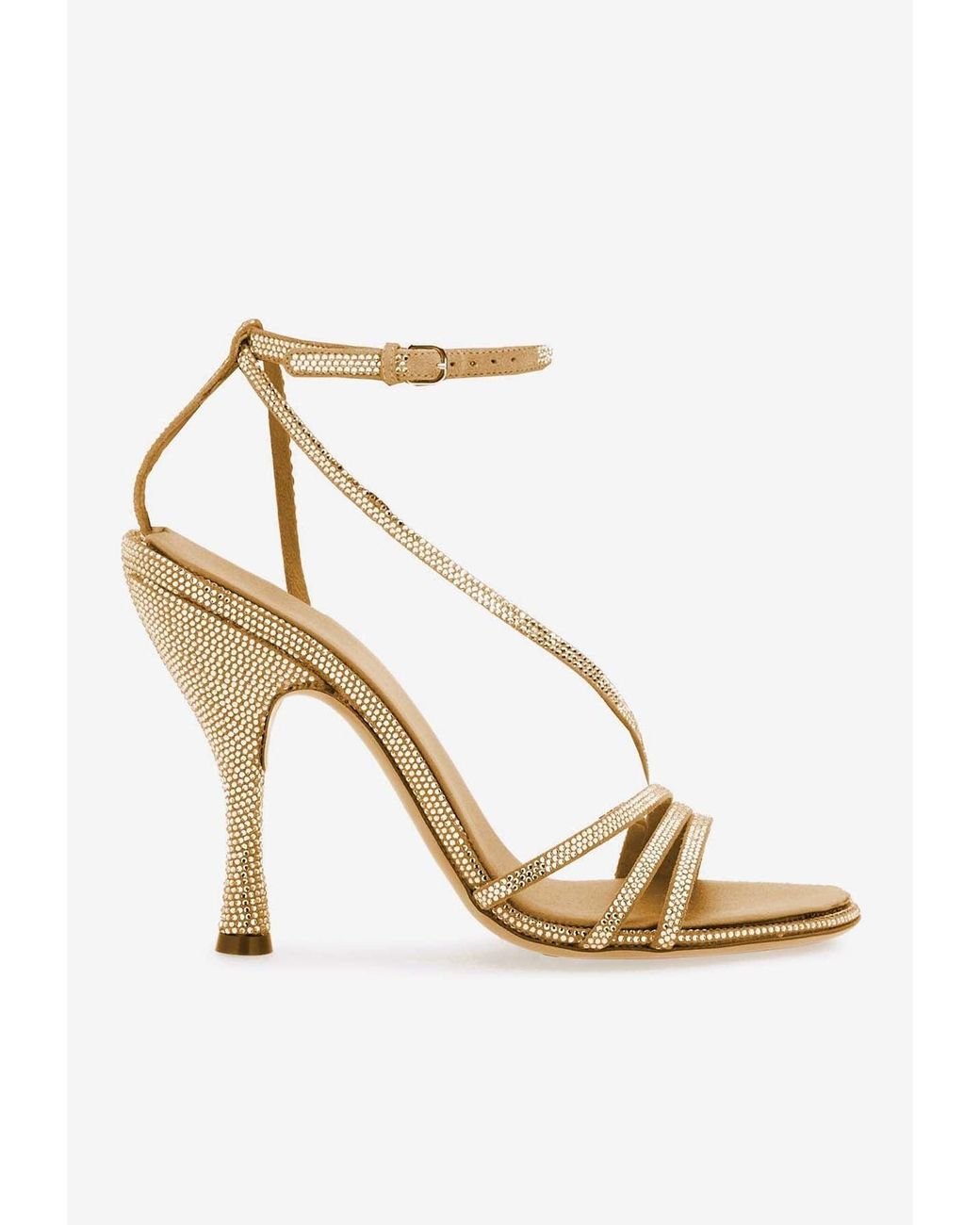 サンダル・ミュール SALVATORE FERRAGAMO DENISE LAMINATED LEATHER SANDALS FERRAGAMO Denise Sandals 70mm | Shopbop