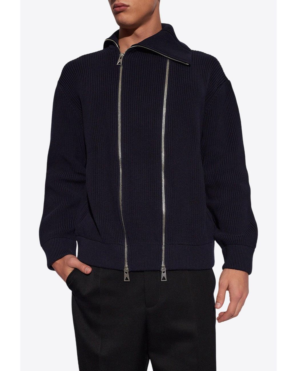 ジャケット BOTTEGA VENETA CARDIGAN Bottega Veneta: Yellow Textured Wool Double Layer Cardigan