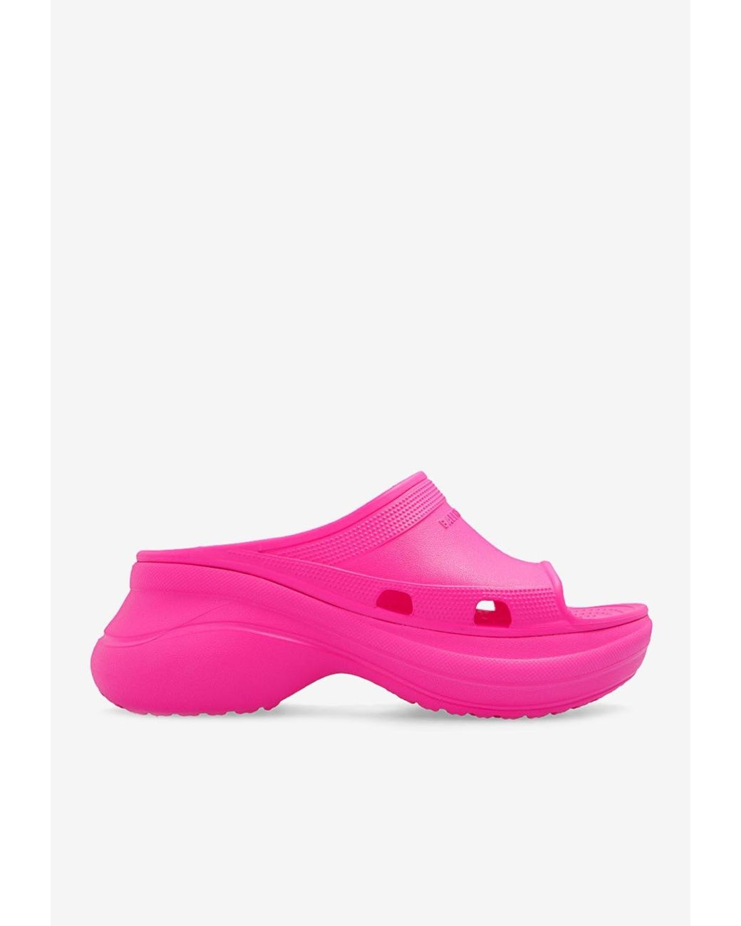 Balenciaga X Crocs Pool Slides in Pink Lyst UK