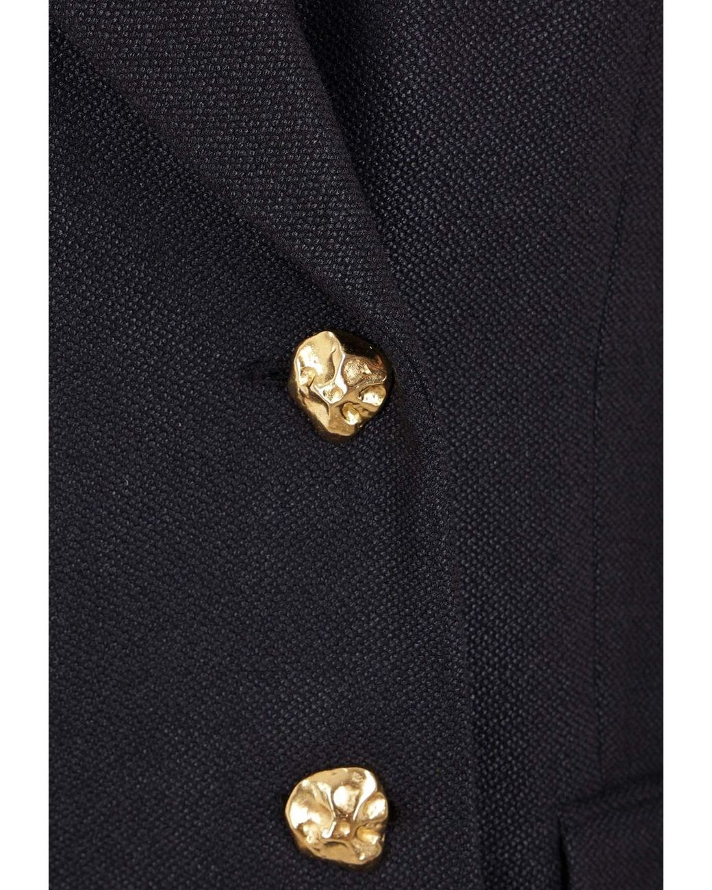 Chloé Blue Double-Breasted Silk Blend Blazer