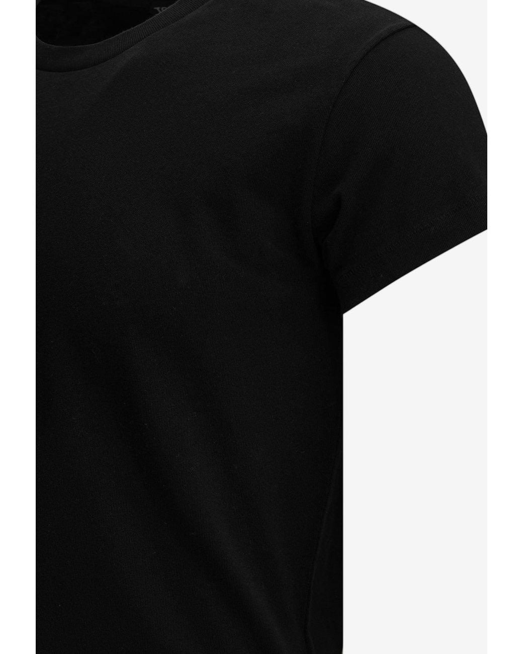 Tom Ford Black Cold-Dyed Basic T-Shirt for men